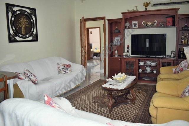 Three bedroom apartment for rent in Dhimiter Kamarda street in Tirana.
It is positioned on the seco